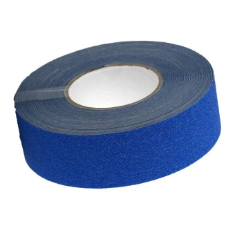 Противоскользящая лента самоклеющаяся синяя 25мм*18,3м