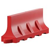 Дорожное ограждение передвижное водоналивной Полностью барьер блок 2 метра красный